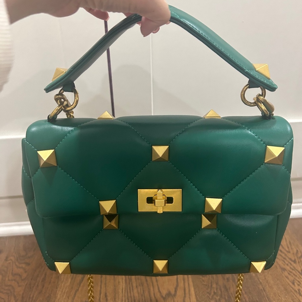 Green Valentino Roman Rockstud